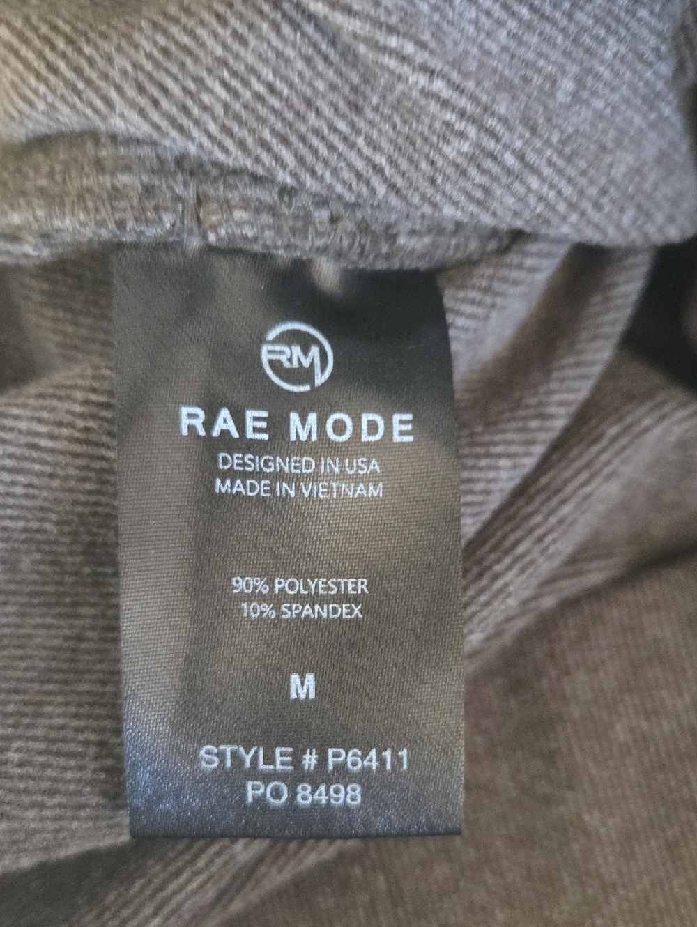 Rae Mode Dark Gray Pull-On Waist Sweatpants Size Medium Casual Cozy Weekend - Picture 6 of 6